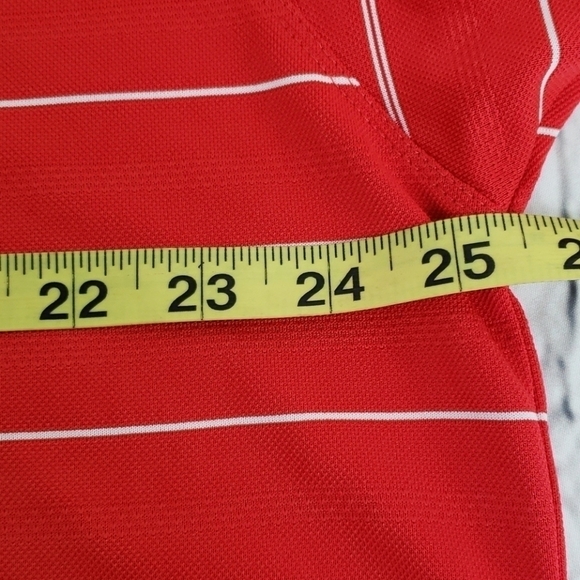 Nike Gold Dri-Fit XL Red & White Stripe VGUC - Picture 4 of 7